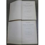 Two volumes of Bryan's Dictionary of Painters and Engravers,