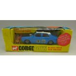 A Corgi Toys 302 Hillman Hunter Rally, with Kangaroo,