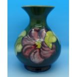 A Moorcroft vase, 13.