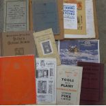 Twelve vintage trade catalogues including cookers and fires