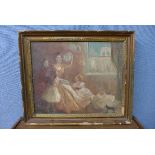 Manner of Sickert, Bubbles, oil on canvas,