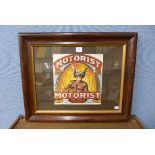 A reproduction Motorist advertising print,