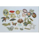 Twenty-five brooches