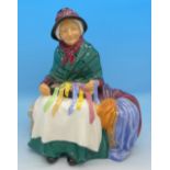 A Royal Doulton figure, Silks and Ribbons,