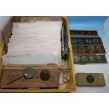 A collection of magic lantern slides