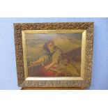 A Victorian Thomas Brooks oleograph, Grace Darling,