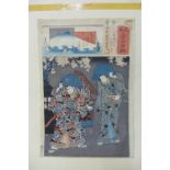 Utagawa Kunisada (1786-1865), Japanese woodblock print,