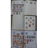 Three albums of stamps