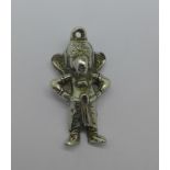 A white metal 'Ganesh' pendant