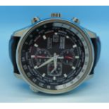 A Citizen Eco-Drive RAF Red Arrows chronograph wristwatch