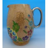 A late 19th, early 20th Century Moorcroft jug decorated by Emily Manye,