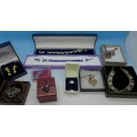 Jewellery including marcasite,