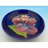 A Moorcroft hibiscus bowl,