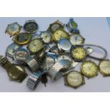 Mechanical wristwatch parts,