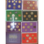 Seven Coinage of The United Kingdom and Northern Ireland sets