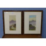 Alfred Grahame, pair of Dartmoor landscapes,