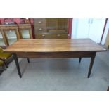 A 19th Century French fruitwood farmhouse table