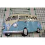 A VW camper van wall plaque