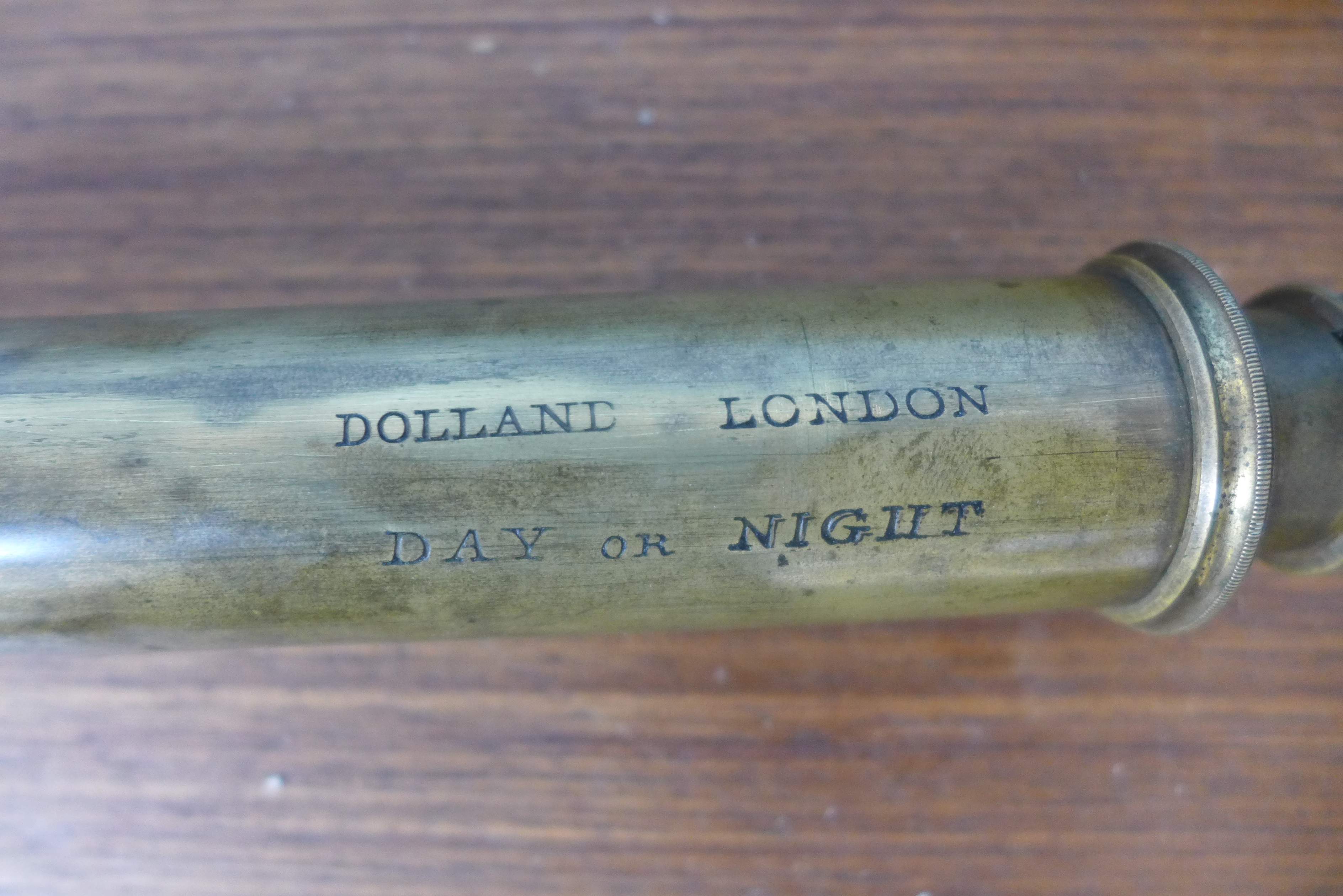 A brass Dolland of London day/night telescope, - Image 2 of 3
