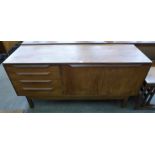 A teak sideboard