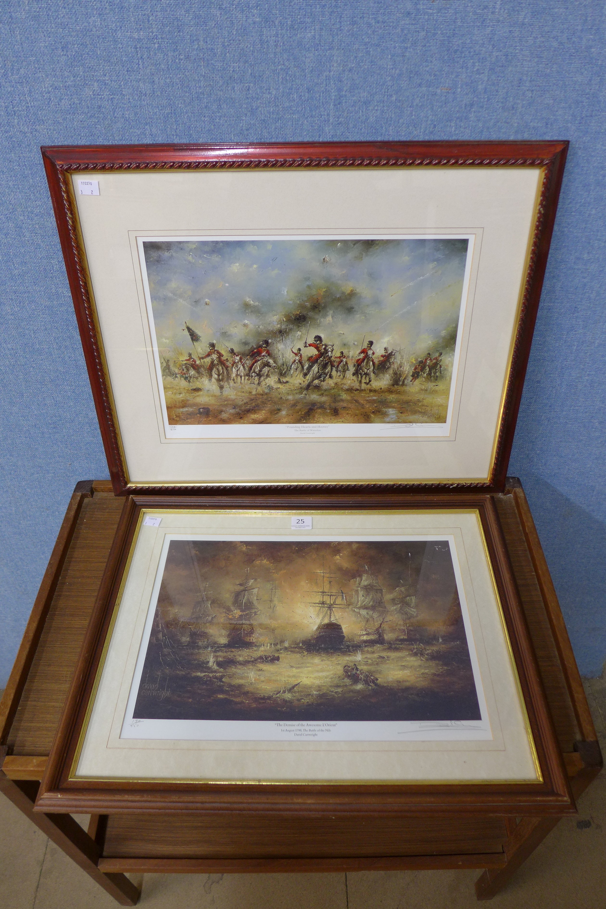 Two signed David Cartwright limited edition prints,