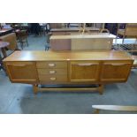 A teak sideboard