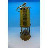 An Eccles Type 6 miner's safety lamp