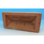 A Charles and Diana Royal Wedding 1981 London Brick Company brick