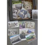 A collection of postcards,