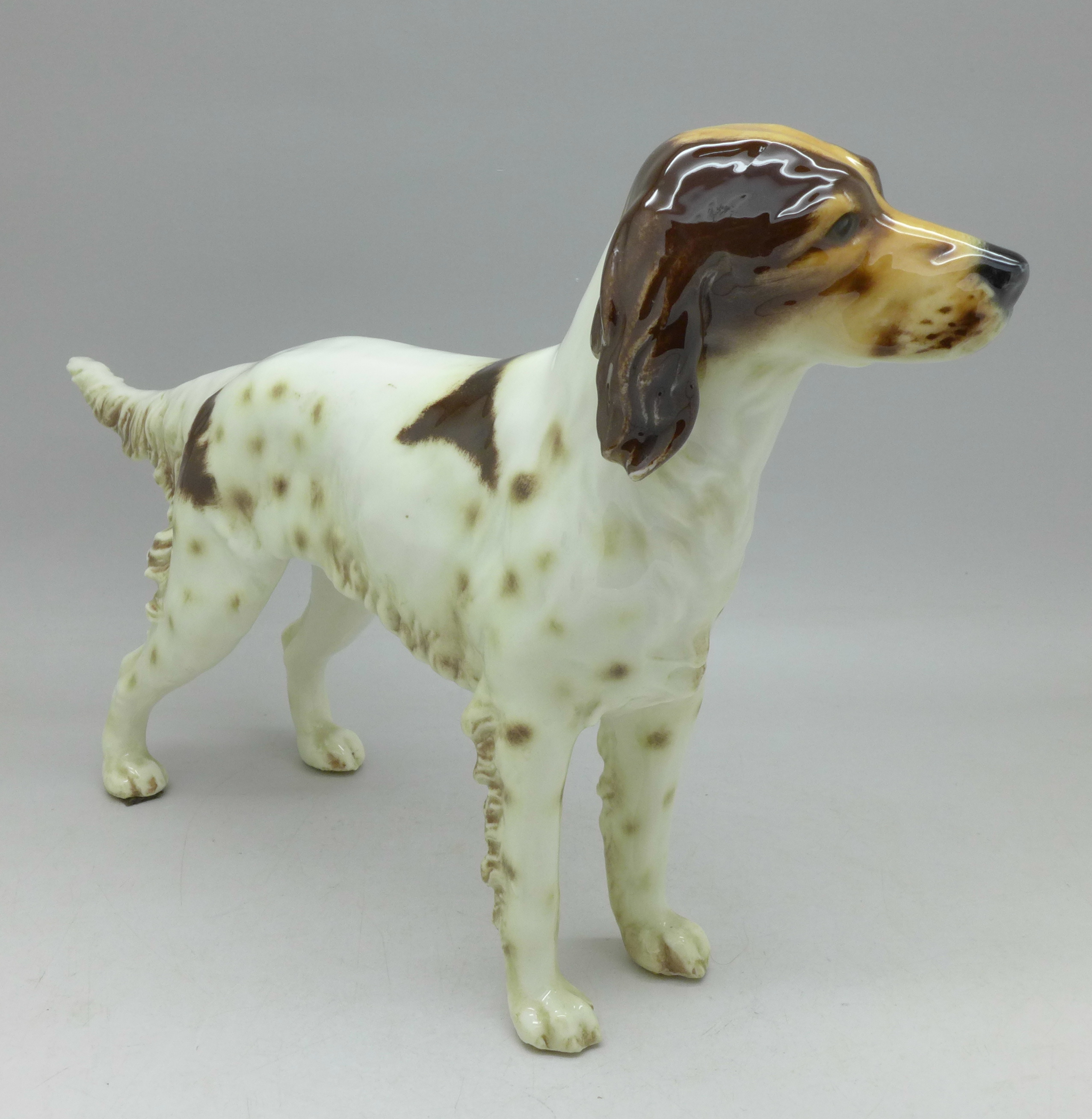 A Goebel figurine of a setter, stamped 1968, model no. - Image 2 of 3