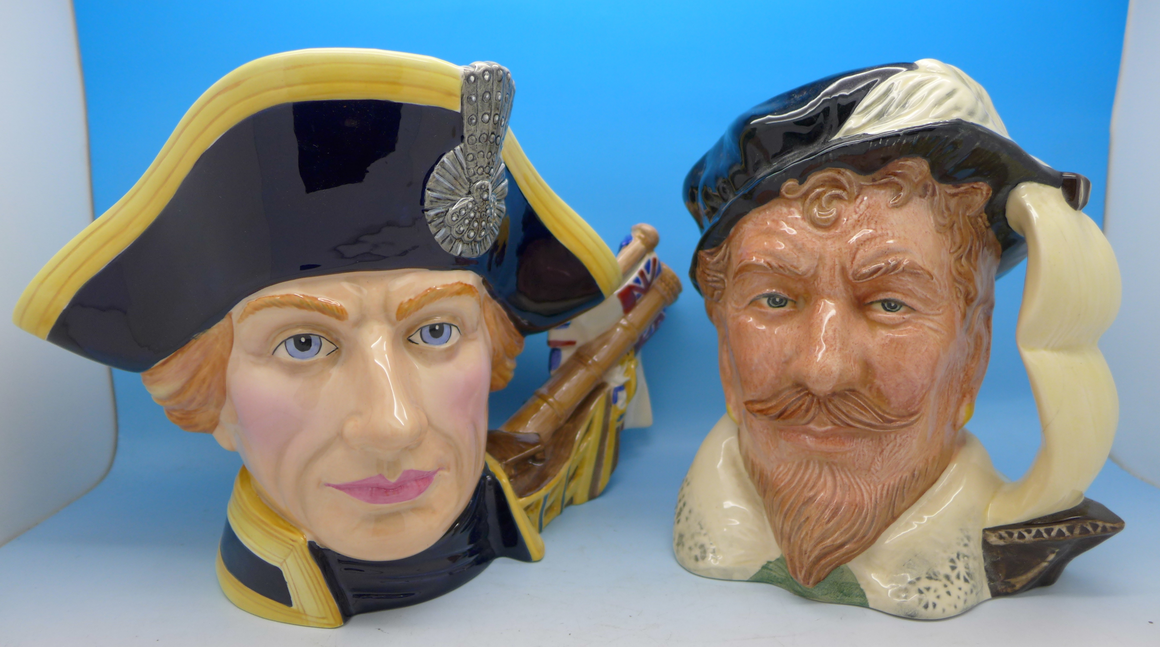 Two Royal Doulton character jugs,