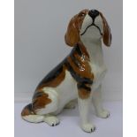 A large Beswick fireside beagle, 2300, 32.
