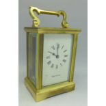 A Mappin & Webb carriage clock,