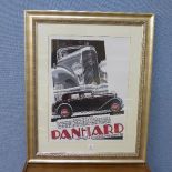 A reproduction Art Deco style Danhard print