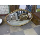 Two gilt framed mirrors