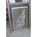 A Gordon Howard limited edition signed print, two cheetahs,