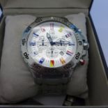 A Nautica chronograph wristwatch,