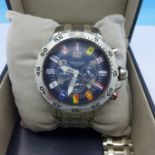 A Nautica chronograph wristwatch,