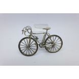 A 925 silver bicycle miniature
