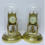 Two Torsion clocks,