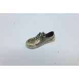 An 800 silver shoe miniature
