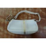 A Dior white evening/clutch bag