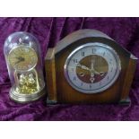 An Enfield mantel clock and a Hermle anniversary clock