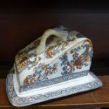 A large Victorian cheese dish,