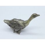 A 925 cast silver grouse miniature