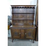 An oak dresser