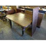 A William IV mahogany extending ship's dining table