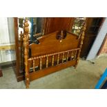 An American mahogany kingsize bed