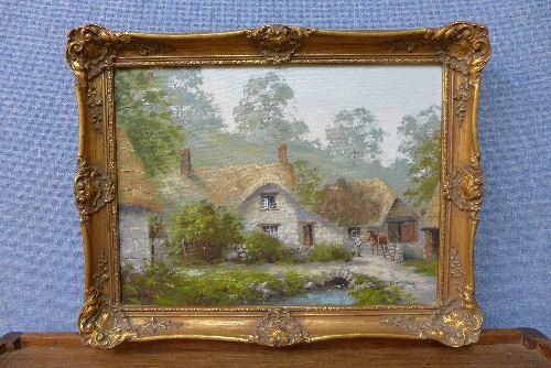 George Horne, Branscombe, oil on canvas,