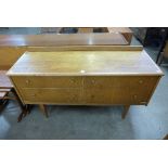 A teak sideboard